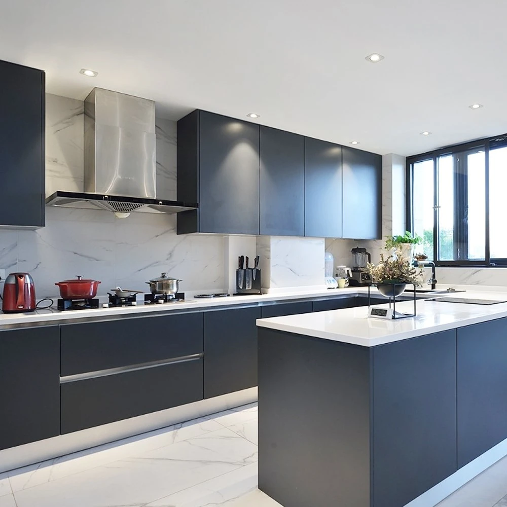 High-Technical-Grey-Color-Lacquer-Modern-Design-Kitchen-Cabinet